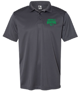 Janesville Basketball Polyester Polos (12 options)