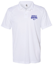 Load image into Gallery viewer, Janesville Basketball Polyester Polos (12 options)
