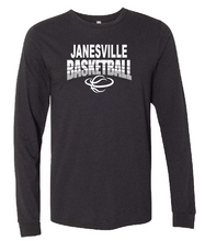 Load image into Gallery viewer, Janesville Basketball Heather CVC Long Sleeve Tee (5 options)
