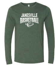 Load image into Gallery viewer, Janesville Basketball Heather CVC Long Sleeve Tee (5 options)
