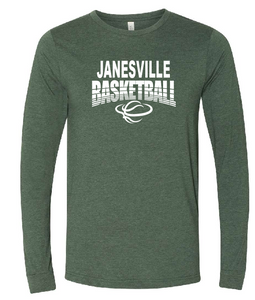 Janesville Basketball Heather CVC Long Sleeve Tee (5 options)