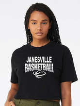 Load image into Gallery viewer, Janesville Basketball Women&#39;s Jersey Crop Tee
