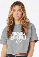 Load image into Gallery viewer, Janesville Basketball Women&#39;s Jersey Crop Tee
