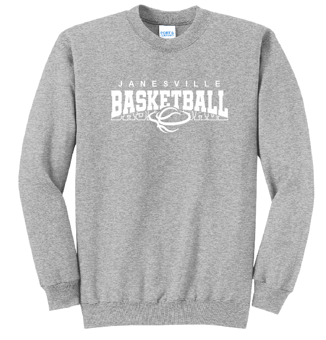 Janesville Basketball Crewneck Sweatshirt (6 options)
