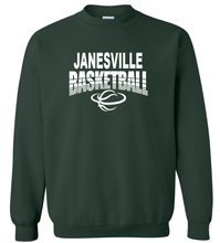 Load image into Gallery viewer, Janesville Basketball Crewneck Sweatshirt (10 color options)
