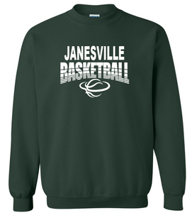 Janesville Basketball Crewneck Sweatshirt (10 color options)