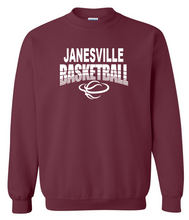 Load image into Gallery viewer, Janesville Basketball Crewneck Sweatshirt (10 color options)
