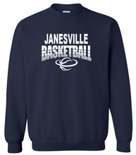 Load image into Gallery viewer, Janesville Basketball Crewneck Sweatshirt (10 color options)
