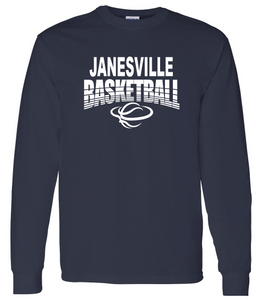 Janesville Basketball Long Sleeve T-Shirt (10 color options)