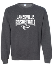 Load image into Gallery viewer, Janesville Basketball Crewneck Sweatshirt (10 color options)
