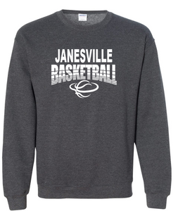 Janesville Basketball Crewneck Sweatshirt (10 color options)