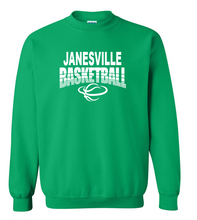 Load image into Gallery viewer, Janesville Basketball Crewneck Sweatshirt (10 color options)
