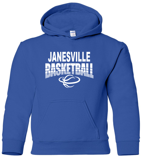 Janesville Basketball Hoodie (9 color options)