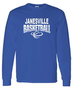 Janesville Basketball Long Sleeve T-Shirt (10 color options)