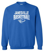 Load image into Gallery viewer, Janesville Basketball Crewneck Sweatshirt (10 color options)
