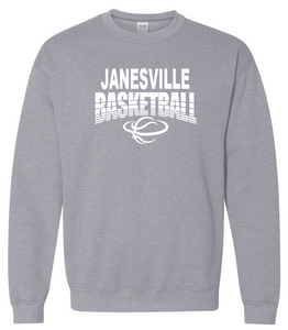 Janesville Basketball Crewneck Sweatshirt (10 color options)