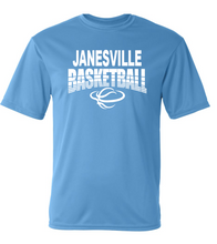 Load image into Gallery viewer, Janesville Basketball Performance T-shirts (8 color options)
