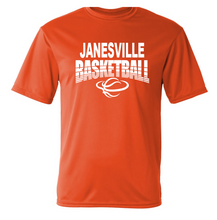 Load image into Gallery viewer, Janesville Basketball Performance T-shirts (8 color options)
