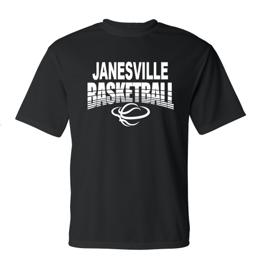 Janesville Basketball Performance T-shirts (8 color options)