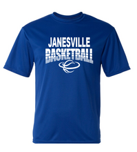 Load image into Gallery viewer, Janesville Basketball Performance T-shirts (8 color options)
